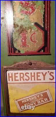 Vintage Hershey's Chocolate Penny Bar Vending Machine 1 cent 37 RARE Vintage Hershey's Chocolate Penny Bar Vending Machine 1 cent 37 RARE