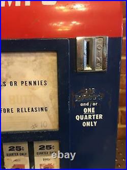 Vintage Hilsum Coin-op Vend-a-stamp Vs-5 Postage Vending