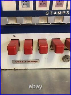 Vintage Hilsum Coin-op Vend-a-stamp Vs-5 Postage Vending