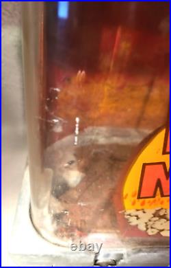 Vintage Hot Nuts 5 cent Heated Vending Machine with Stand Electric Coast Vending