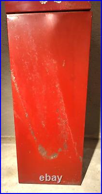 Vintage Hot Nuts 5 cent Heated Vending Machine with Stand Electric Coast Vending