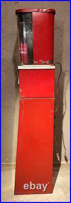 Vintage Hot Nuts 5 cent Heated Vending Machine with Stand Electric Coast Vending