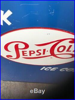 Vintage Ideal Pepsi Soda Machine Slider Dispenser 1950's