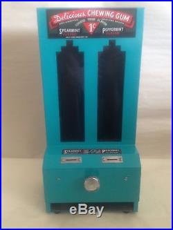 Vintage Jolly Good Delicious Chewing Gum Vending Machine 1 Penny Stick Gum
