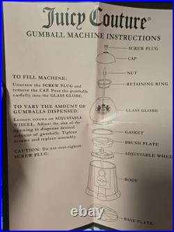 Vintage Juicy Couture Gumball Machine Pink Gold Y2K New In Box NIB Rare