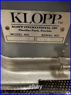 Vintage Klopp Coin Counter Manual Commercial Vending Machine Arcade