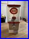 Vintage Komet 5 Cent Vending Gumball Peanut Candy Machine With Key Reds Logo