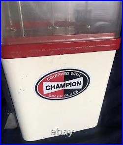 Vintage Komet CHAMPION Vending. 25$ Machine Gumball Candy Peanuts Gas Oil Auto