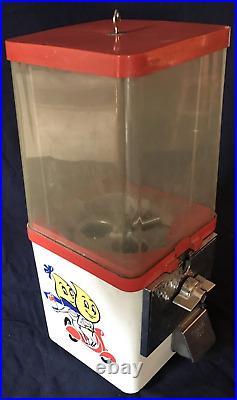 Vintage Komet ESSO Vending. 25$ Machine Gumball Candy Peanuts Gas Oil Automotive