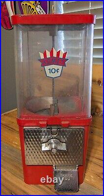 Vintage Komet King 10 Cent Vending Gumball Peanut Candy Machine