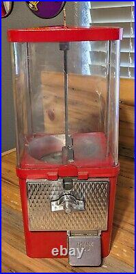 Vintage Komet King 5 Cent Vending Gumball Peanut Candy Machine