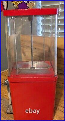 Vintage Komet King 5 Cent Vending Gumball Peanut Candy Machine