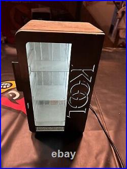 Vintage Kool Cigarette Steel Vending Machine Lights Up Table Top / Wall Mounted