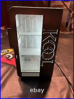 Vintage Kool Cigarette Steel Vending Machine Lights Up Table Top / Wall Mounted