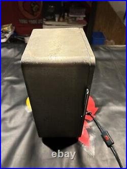 Vintage Kool Cigarette Steel Vending Machine Lights Up Table Top / Wall Mounted