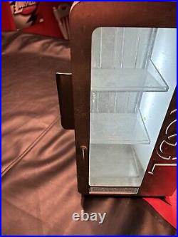 Vintage Kool Cigarette Steel Vending Machine Lights Up Table Top / Wall Mounted