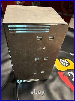 Vintage Kool Cigarette Steel Vending Machine Lights Up Table Top / Wall Mounted
