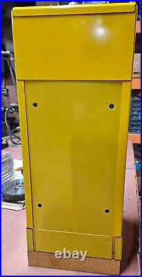 Vintage Kopper King 1 cent tab gum machine vendor, vending machine, coin-op