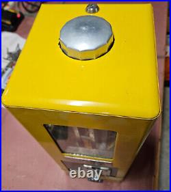 Vintage Kopper King 1 cent tab gum machine vendor, vending machine, coin-op