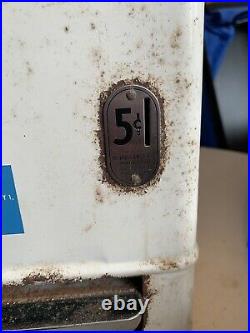 Vintage Kotex Vending Machine Sanitary Pad Dispenser. Coin Op 5 Cents
