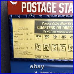 Vintage L. Steiner Stampak Inter-American Stamp Vending Machine Coin Operated