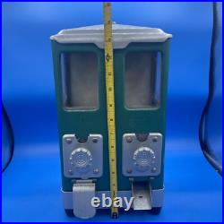 Vintage Lawrence Mfg Co. Chicago 5 Cent Double Peanut Gumball Machine For Parts