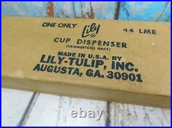 Vintage Lily-Tulip Cup Corporation Cup Dispenser 44 LME New Old Stock