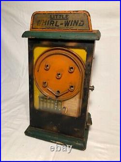Vintage Little Whirl Wind Coin Operated Machine (No Key)