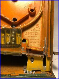 Vintage Little Whirl Wind Coin Operated Machine (No Key)