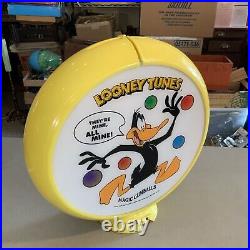 Vintage Looney Tunes Magic Gumball Machine Plexiglass Topper Dome Double Sided