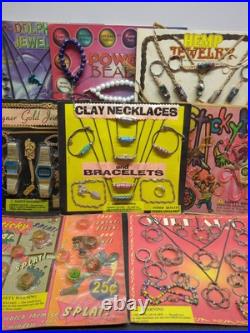 Vintage Lot(8) Gumball Vending Bubble Gum Machine Display Card Prize Toy SEALED