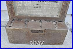 Vintage MANKATO MN Coin Operated Automatic Receiving Teller Change Coin Machine