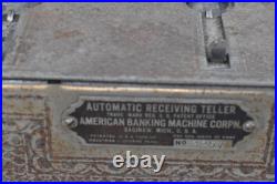 Vintage MANKATO MN Coin Operated Automatic Receiving Teller Change Coin Machine