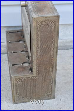 Vintage MANKATO MN Coin Operated Automatic Receiving Teller Change Coin Machine