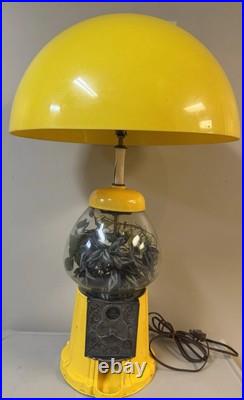 Vintage MCM Bubble Gum Machine Light Lamp Carousel Industries with Lampshade