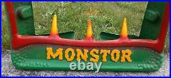 Vintage MONSTOR Vendall 1988 Vending Machine Frame Shell Cover Monster Horror