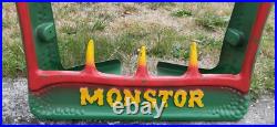 Vintage MONSTOR Vendall 1988 Vending Machine Frame Shell Cover Monster Horror