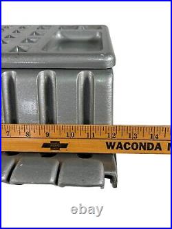 Vintage MP coin changer machine Cast Aluminum coin dispenser Works
