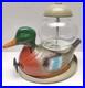 Vintage Mallard Duck Carousel Industries Gumball Machine Glass Globe LB/Orange