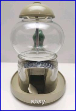 Vintage Mallard Duck Carousel Industries Gumball Machine Glass Globe LB/Orange