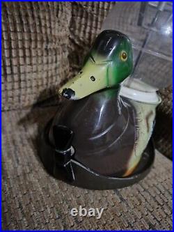 Vintage Mallard Duck Gumball Machine Carousel Industries Coin Candy Machine