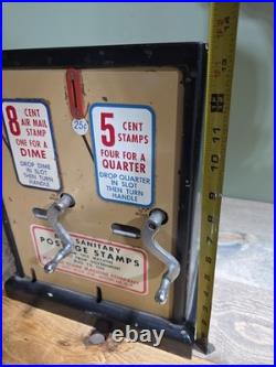 Vintage Metal US Mail Postage Stamp Vending Machine Dispenser 8 5 Cent Brooklyn Vintage Metal US Mail Postage Stamp Vending Machine Dispenser 8 5 Cent Brooklyn