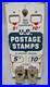 Vintage Metal US Mail Postage Stamps Vending Machine Dispenser 5&10 Cent Stamps