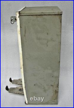 Vintage Metal US Mail Postage Stamps Vending Machine Dispenser 5&10 Cent Stamps