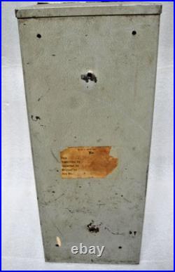 Vintage Metal US Mail Postage Stamps Vending Machine Dispenser 5&10 Cent Stamps
