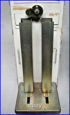 Vintage Metal US Mail Postage Stamps Vending Machine Dispenser 5&10 Cent Stamps