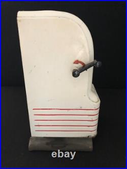 Vintage Metal US Mail Postage Stamps Vending Machine Dispenser, Heavy, No key