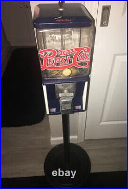 Vintage Mid Century North Western PEPSI Gum Ball Machine