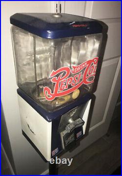 Vintage Mid Century North Western PEPSI Gum Ball Machine