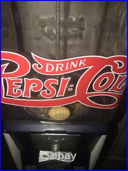 Vintage Mid Century North Western PEPSI Gum Ball Machine